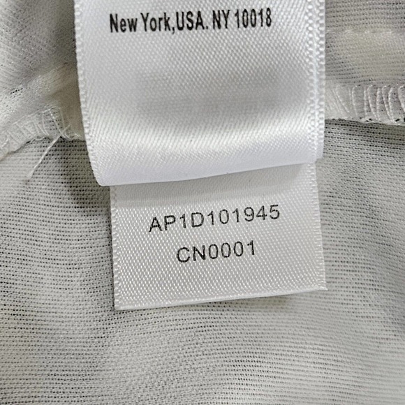 Adrianna‎ Papell A-line Dress Sz 6 Floral Lace Overlay Ivory Black Short Sleeve - Picture 13 of 13